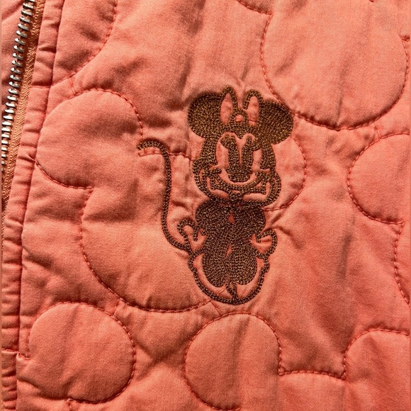 Disney Park Minnie Mickey Quilted Jacket XS - Picture 4 of 13